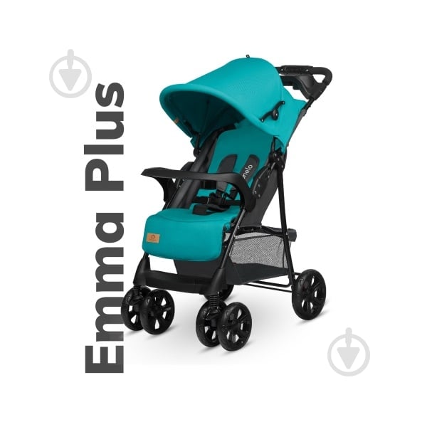 Коляска прогулочная Lionelo Emma Plus Vivid Turquoise - фото 4 Коляска прогулочная Lionelo Emma Plus Vivid Turquoise - фото 4