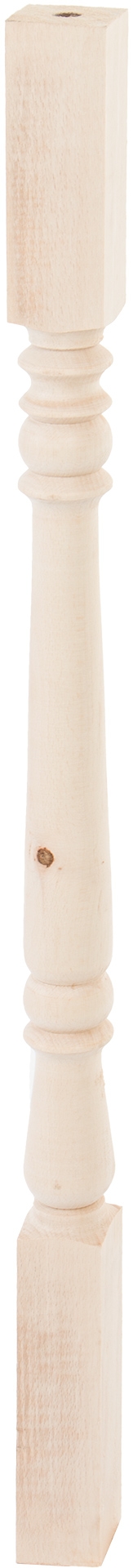 Балясина №1 буковая точеная 50x50x900 мм - фото 1 Балясина №1 буковая точеная 50x50x900 мм - фото 1