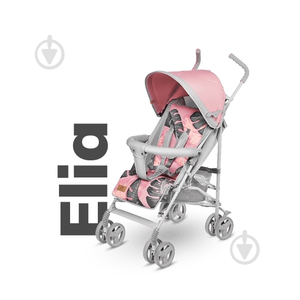 Коляска прогулочная Lionelo Elia Tropical Pink - фото 5