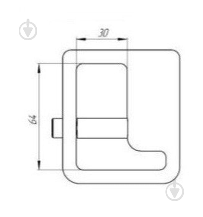 Замок навесной Expert PD-01-K2 краб (накладной) - фото 4 Замок навесной Expert PD-01-K2 краб (накладной) - фото 4