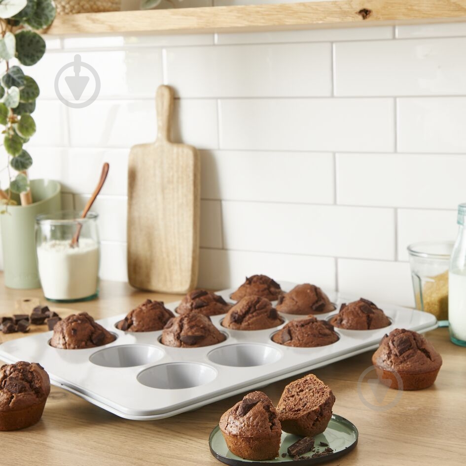 Форма для маффинов Tefal Ceramik на 12 шт J1755004 - фото 13 Форма для маффинов Tefal Ceramik на 12 шт J1755004 - фото 13