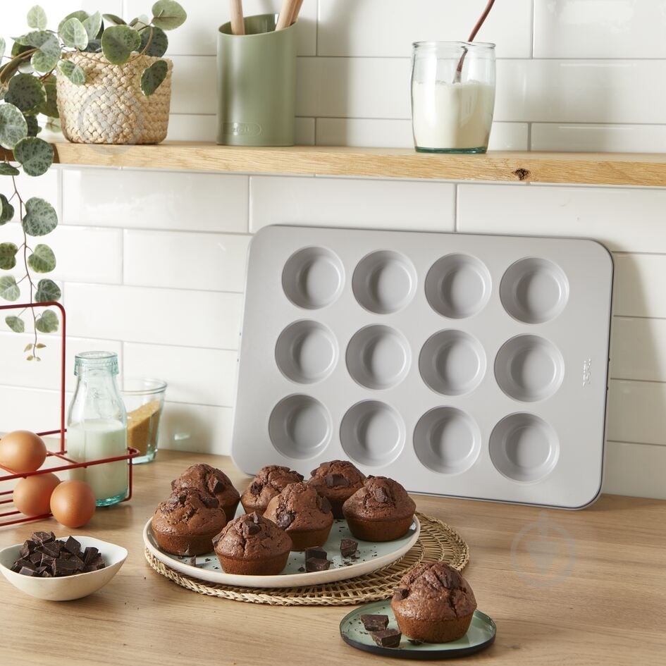 Форма для маффинов Tefal Ceramik на 12 шт J1755004 - фото 14 Форма для маффинов Tefal Ceramik на 12 шт J1755004 - фото 14