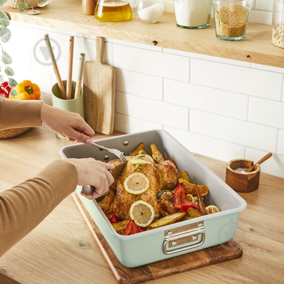 ᐉ Форма для выпечки Tefal Ceramik прямоугольная с ручками ᐉ Форма для выпечки Tefal Ceramik прямоугольная с ручками