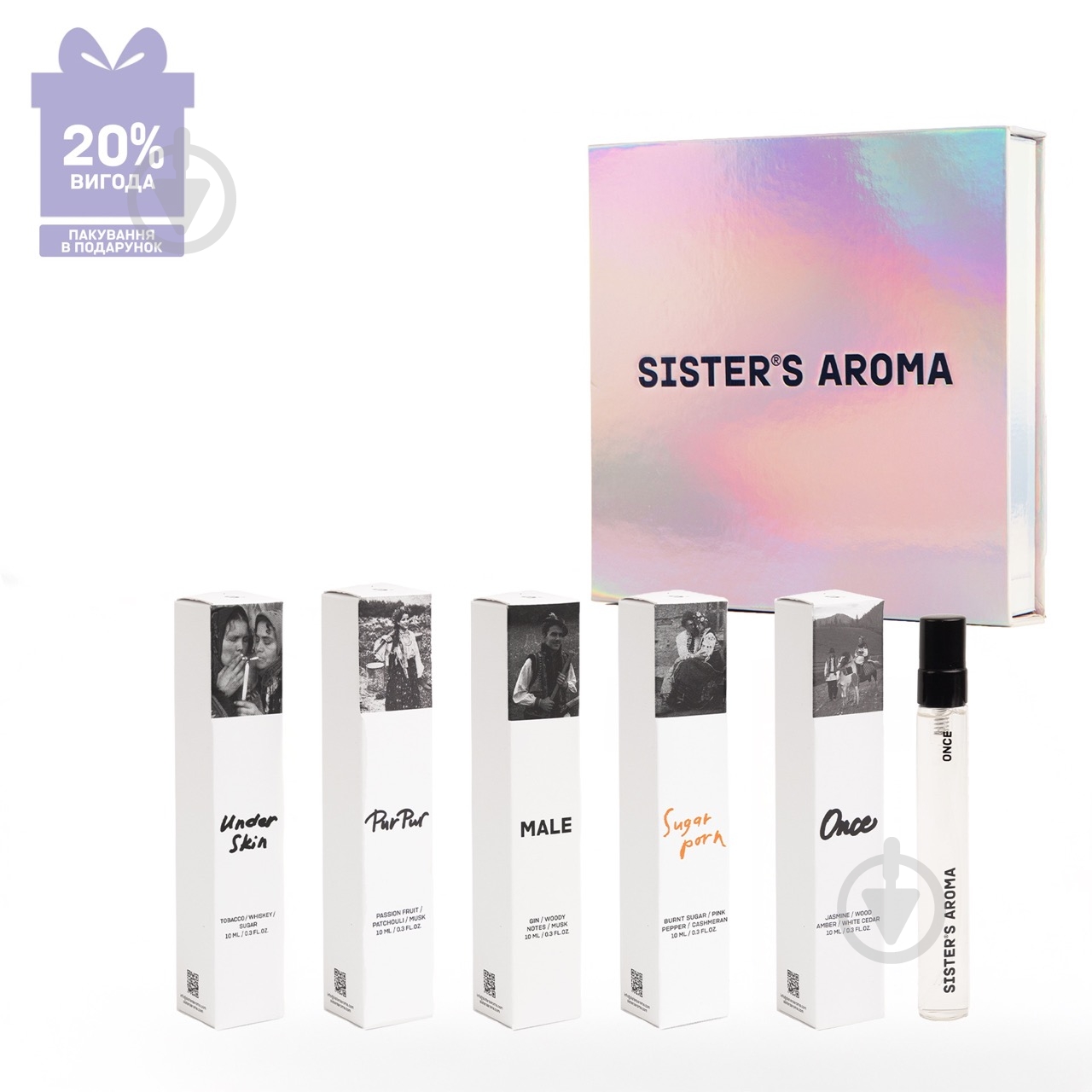 Набор подарочный Sister's Aroma Парфюмы бестселлеры 5х10 мл - фото 1