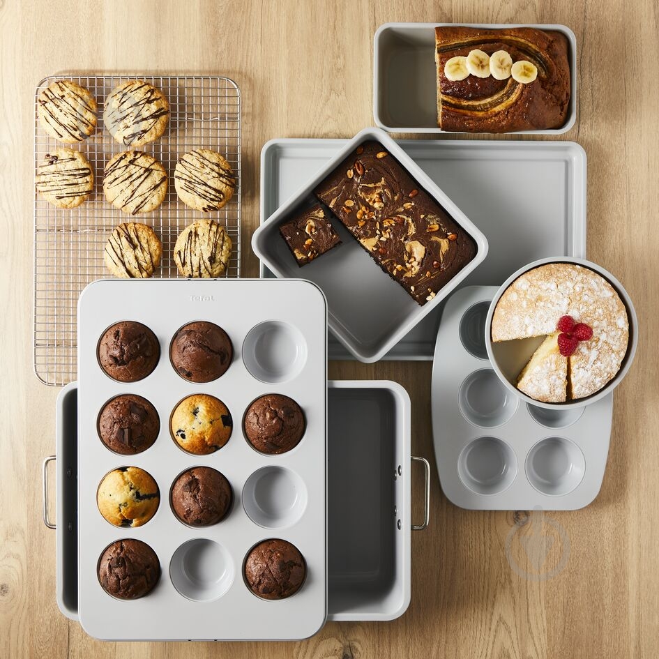 Набор для выпекания Tefal Ceramik 8 предметов J175S804 - фото 11 Набор для выпекания Tefal Ceramik 8 предметов J175S804 - фото 11