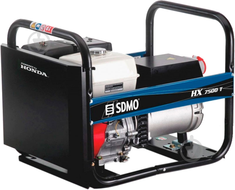 Генератор бензиновый SDMO 5,5 кВт / 6 кВт 380 В HX 7500T - фото 1