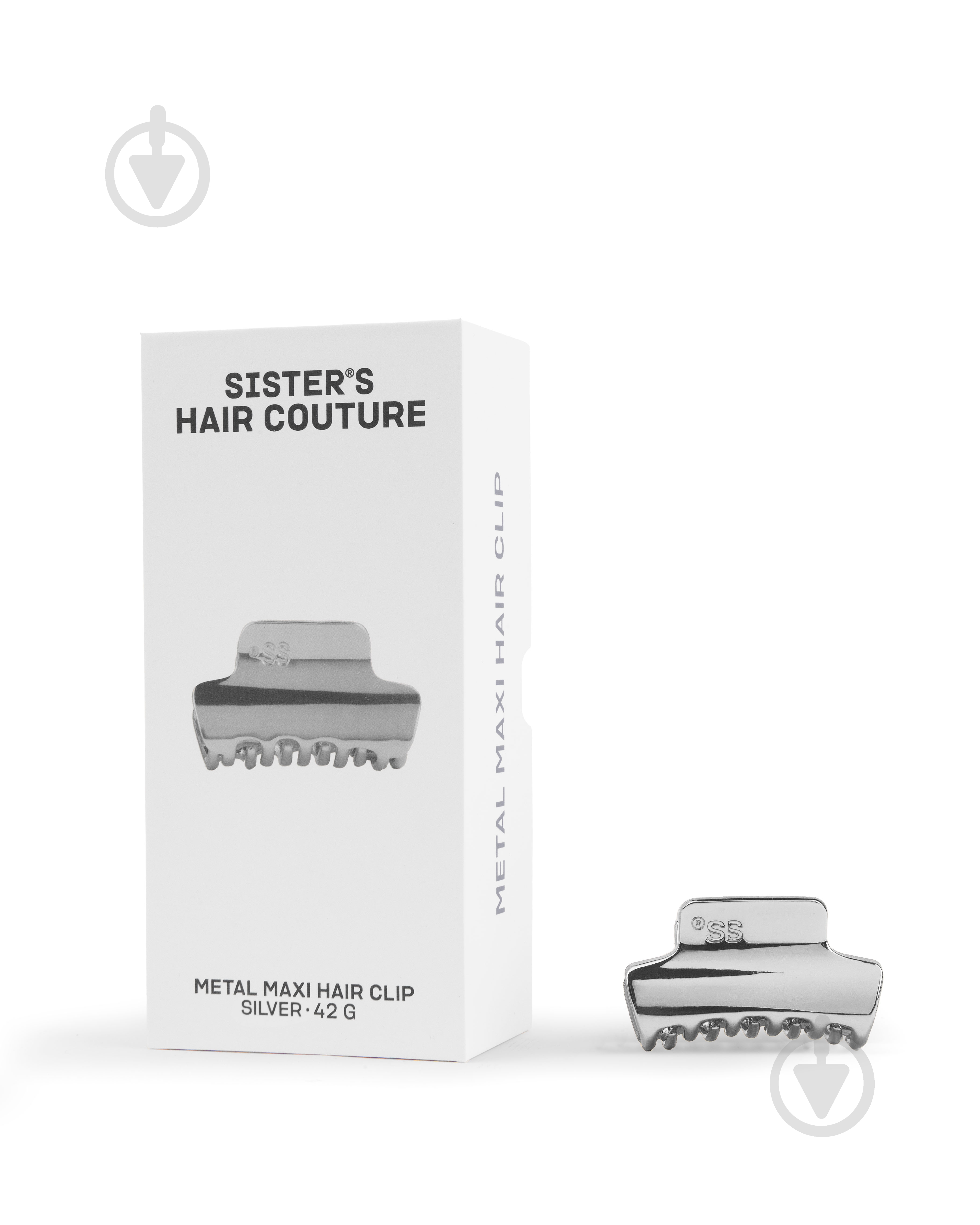 Заколка для волосся Sister's Aroma Silver Maxi - фото 1