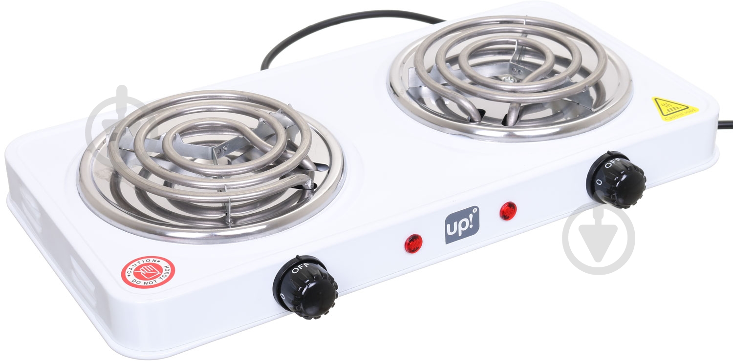 Плита электрическая настольная UP! (Underprice) WII-2S-2.0-W белый - фото 1