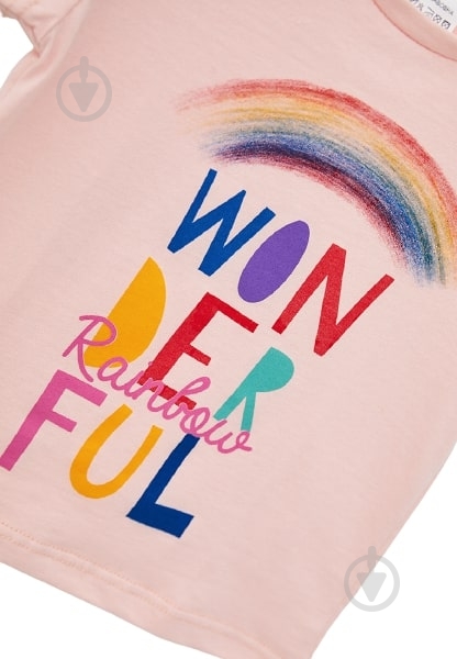 Футболка для девочек Роза 201018 р.116 пудра - фото 3
