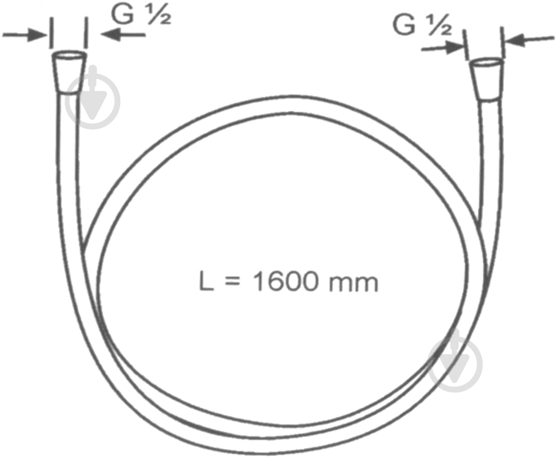 Шланг для душа Kludi D-Zire 610060590 1,6 м - фото 3