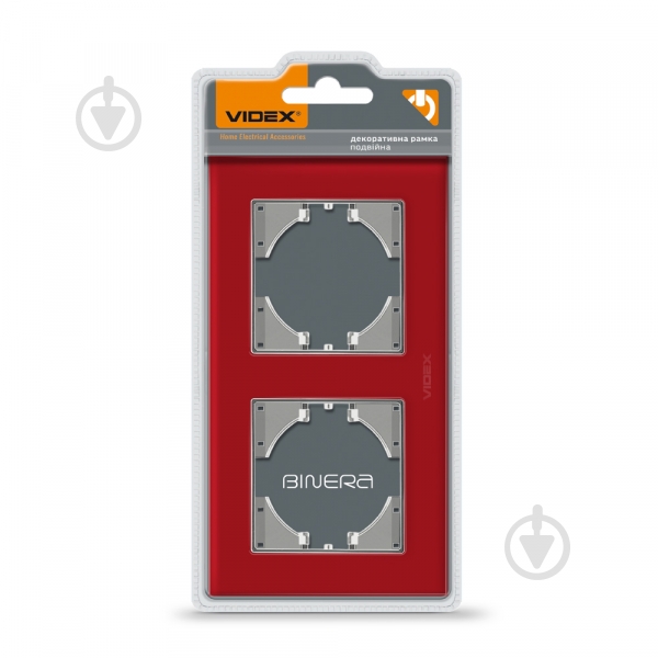 Рамка двухместная Videx Binera горизонтальная красный VF-BNFRG2H-RD - фото 2 Рамка двухместная Videx Binera горизонтальная красный VF-BNFRG2H-RD - фото 2