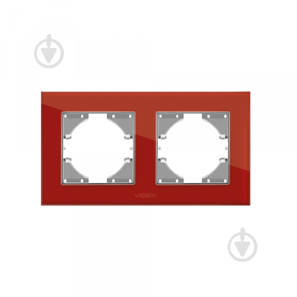 Рамка двухместная Videx Binera горизонтальная красный VF-BNFRG2H-RD - фото 1 Рамка двухместная Videx Binera горизонтальная красный VF-BNFRG2H-RD - фото 1