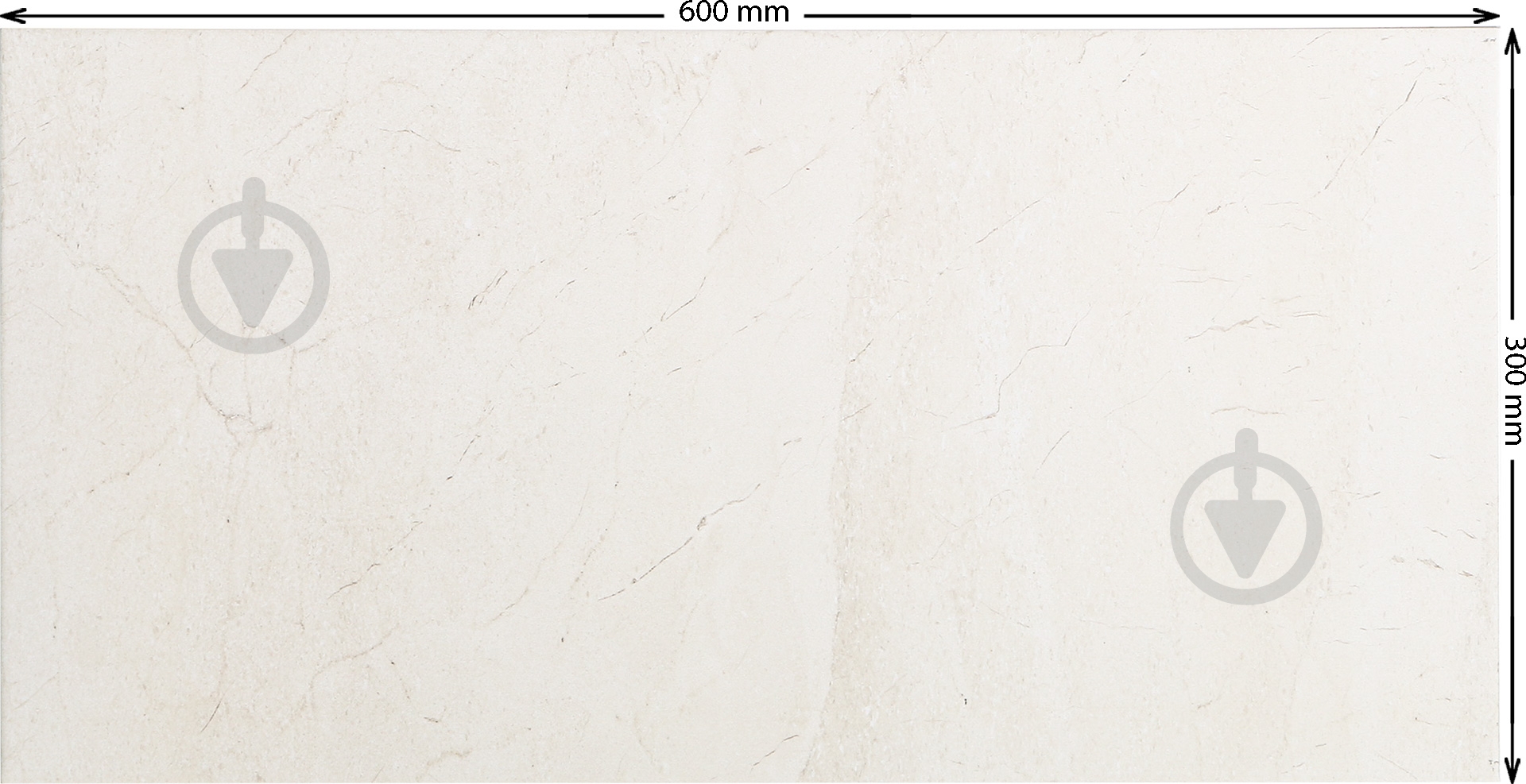 Плитка Golden Tile CREMA MARFIL бежевий Н51051 30x60 - фото 5