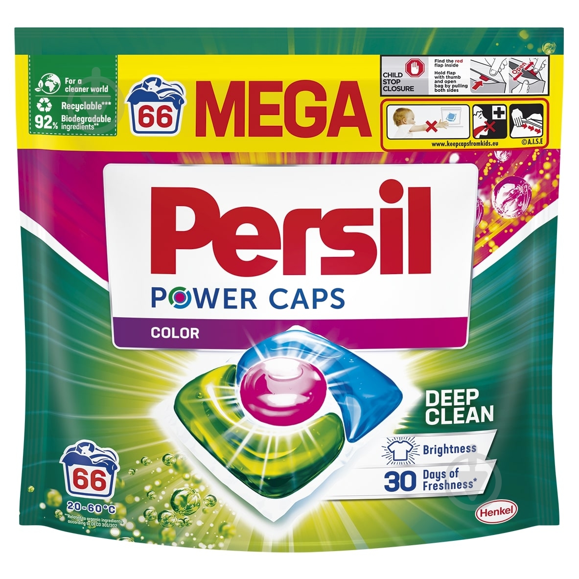 Капсули для машинного прання Persil Колор 66 шт. - фото 1