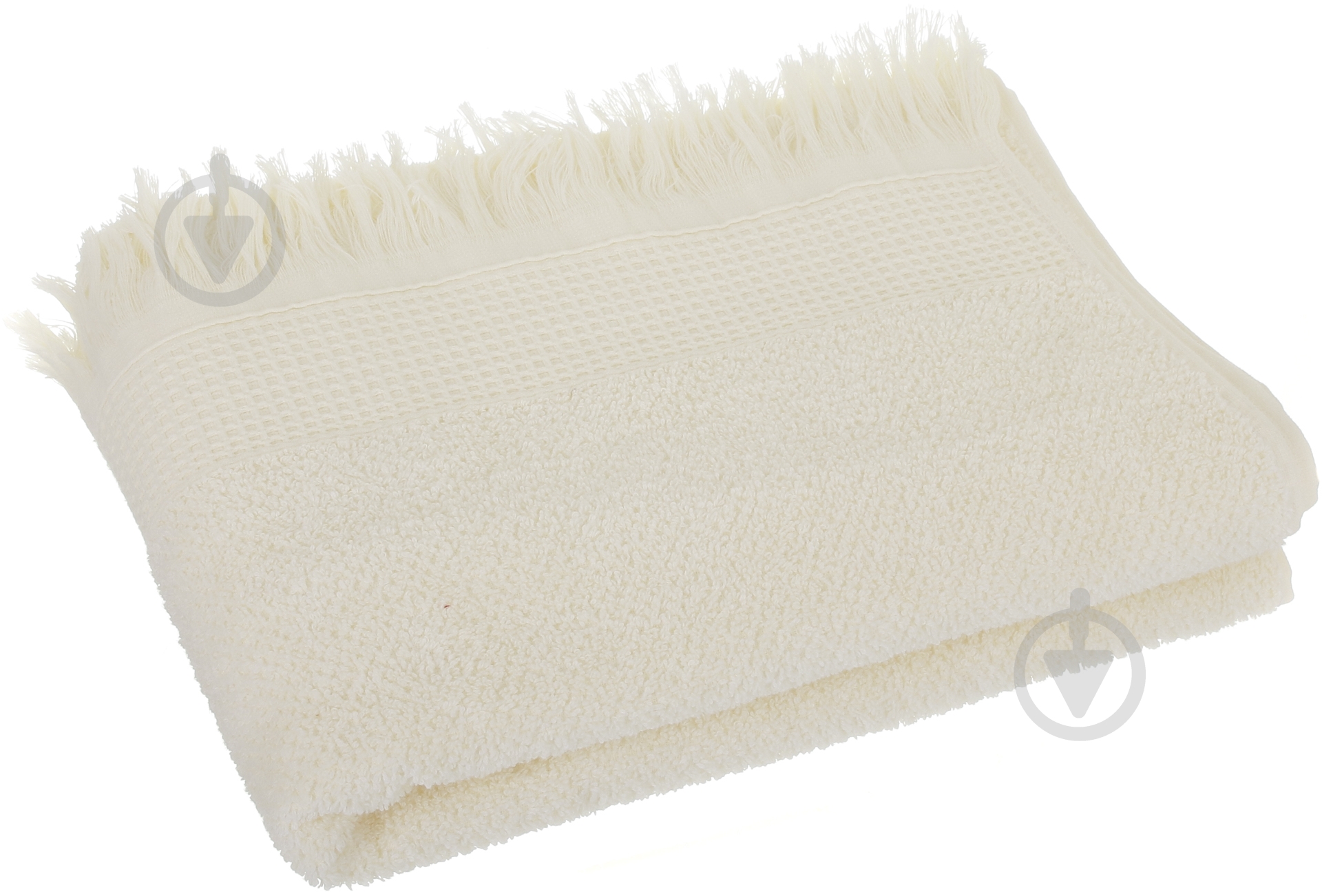 Полотенце Комби махровое 70x140 см молочный Simi - фото 1 Полотенце Комби махровое 70x140 см молочный Simi - фото 1