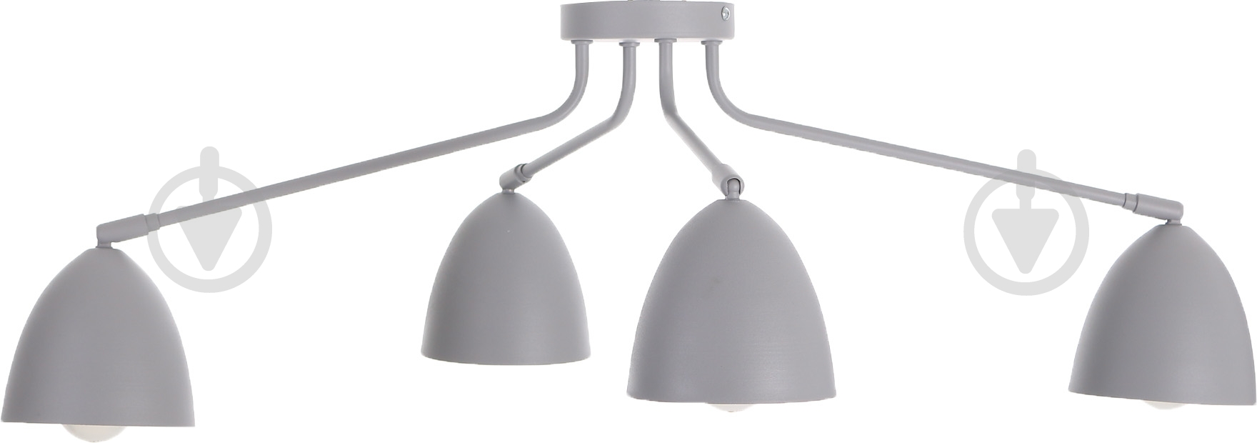 Люстра TK Lighting 2378 4x60 Вт E27 серый Loretta - фото 2