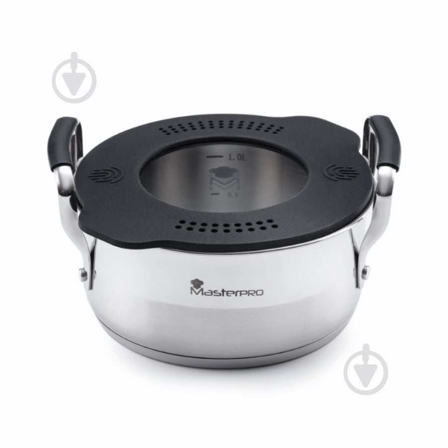 Каструля з кришкою MasterPro Smart, 16 см (BGEU-3777) - фото 1 Каструля з кришкою MasterPro Smart, 16 см (BGEU-3777) - фото 1