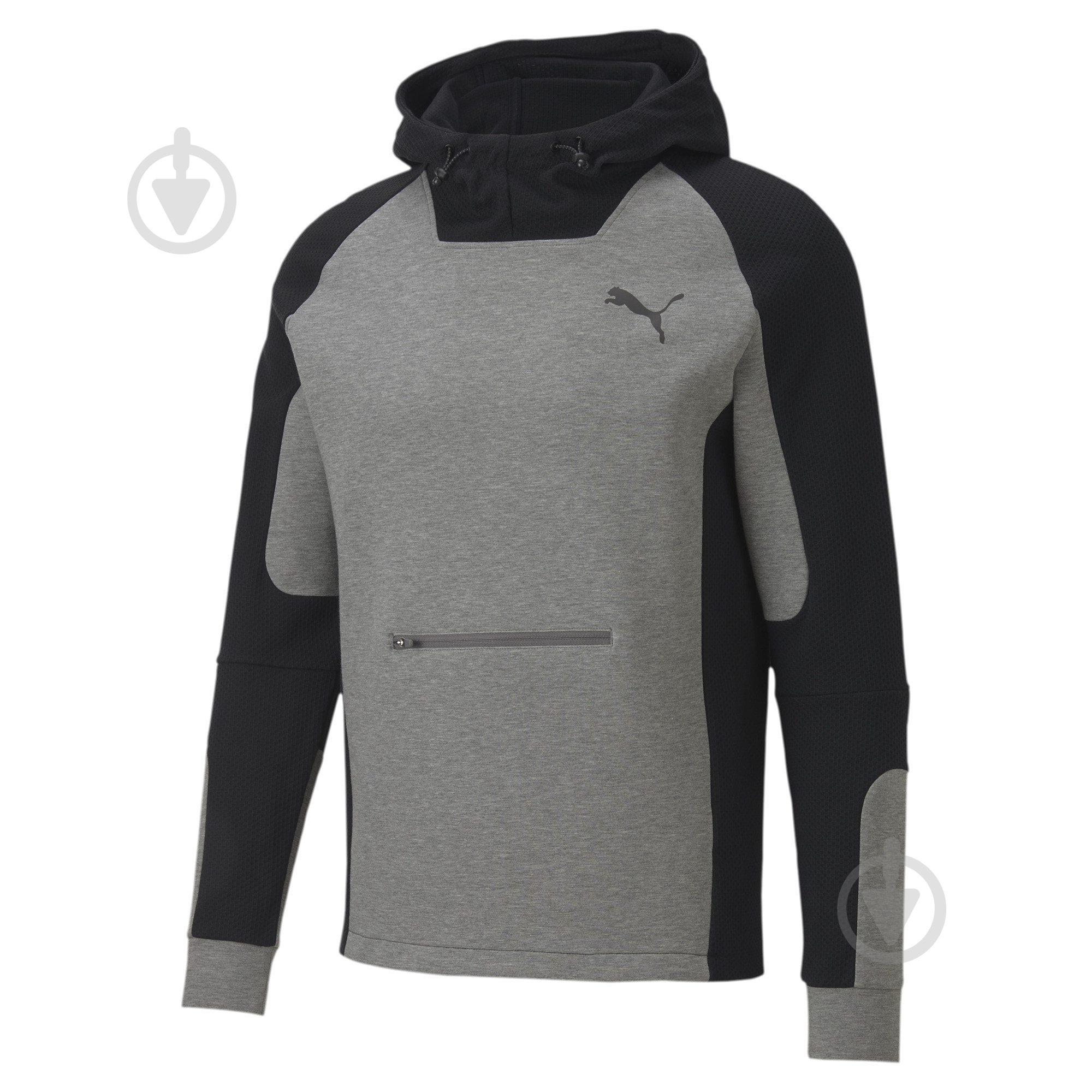 Джемпер Puma EVOSTRIPE Hoody 58146803 р. 2XL сірий - фото 2 Джемпер Puma EVOSTRIPE Hoody 58146803 р. 2XL сірий - фото 2