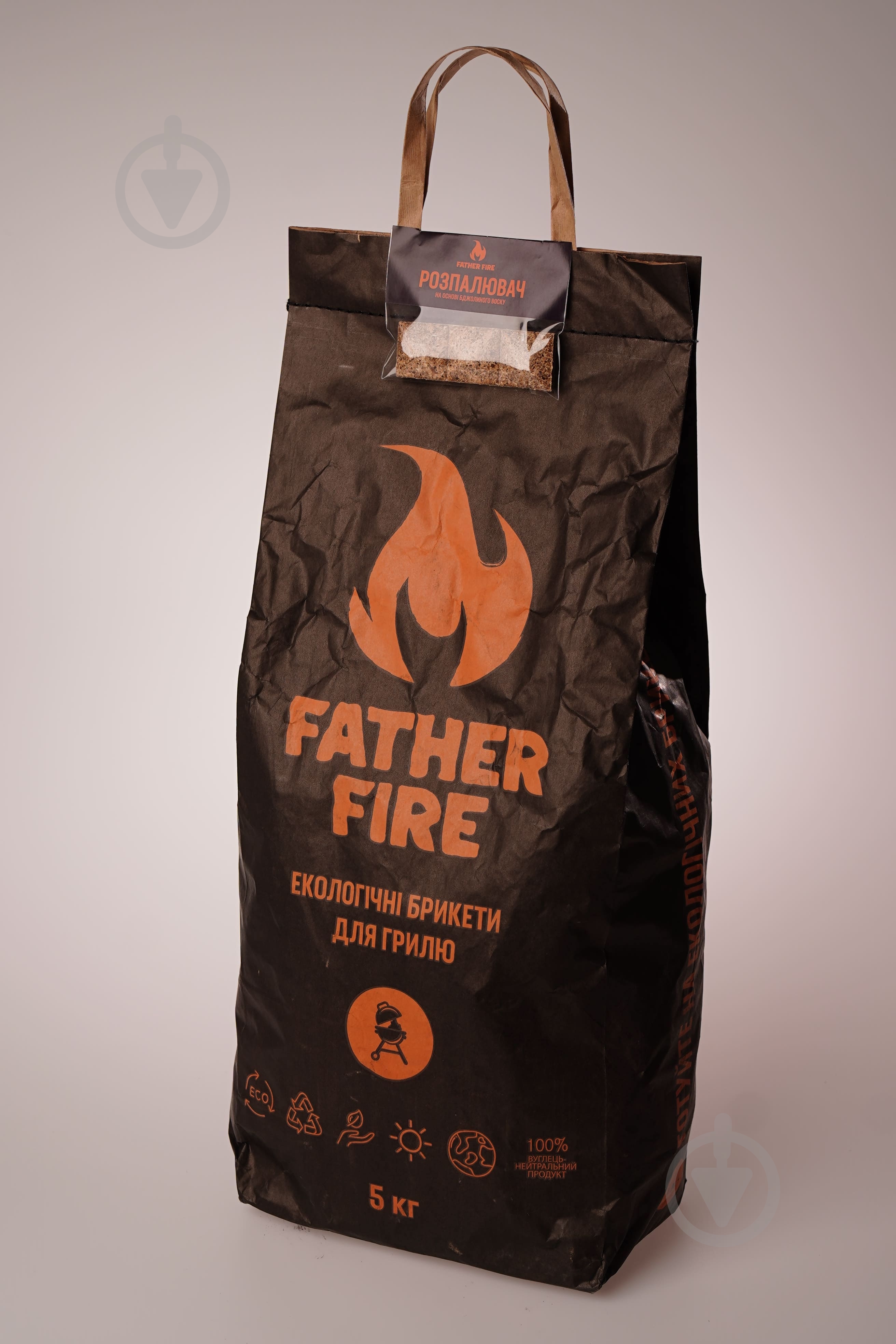 Брикеты Father Fire древесноугольные 5 кг - фото 4