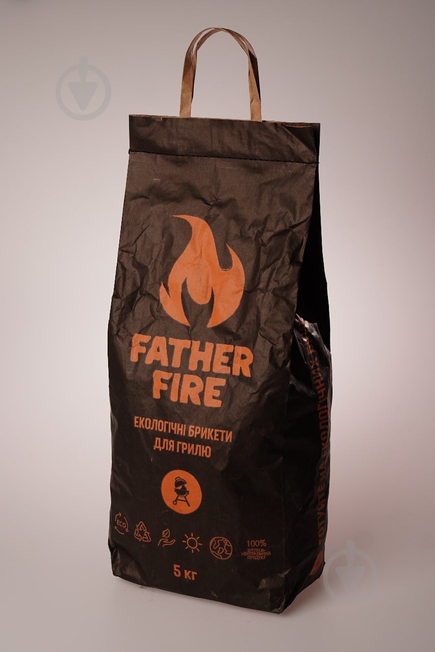 Брикеты Father Fire древесноугольные 5 кг - фото 1