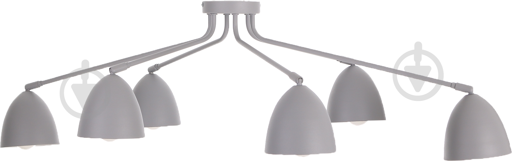 Люстра TK Lighting 2379 6x60 Вт E27 серый Loretta - фото 2