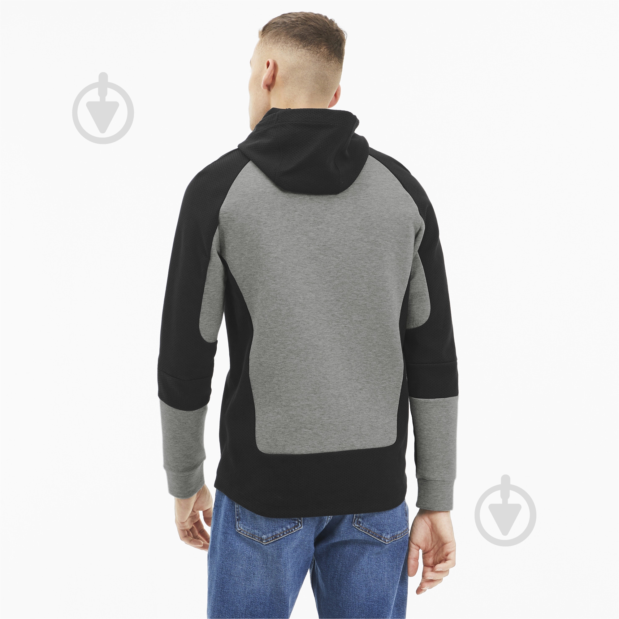 Джемпер Puma EVOSTRIPE Hoody 58146803 р. M сірий - фото 4 Джемпер Puma EVOSTRIPE Hoody 58146803 р. M сірий - фото 4