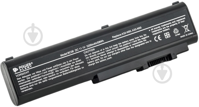Акумулятор PowerPlant Asus N50VC (A32-N50) 11.1 V 5200 mAh NB00000230 - фото 1 Акумулятор PowerPlant Asus N50VC (A32-N50) 11.1 V 5200 mAh NB00000230 - фото 1