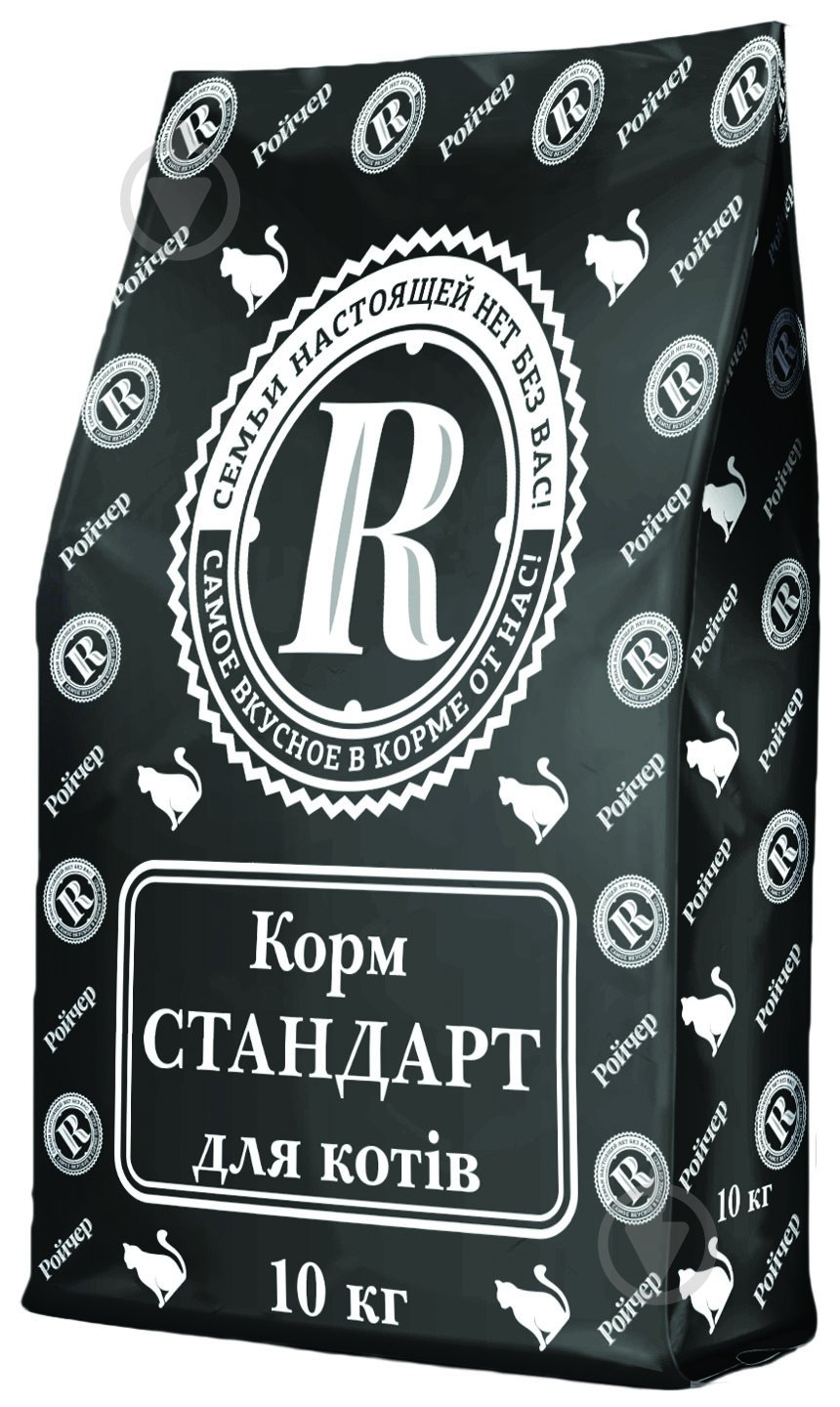 Корм Ройчер Стандарт куриное мясо, куриная печень 10 кг - фото 1