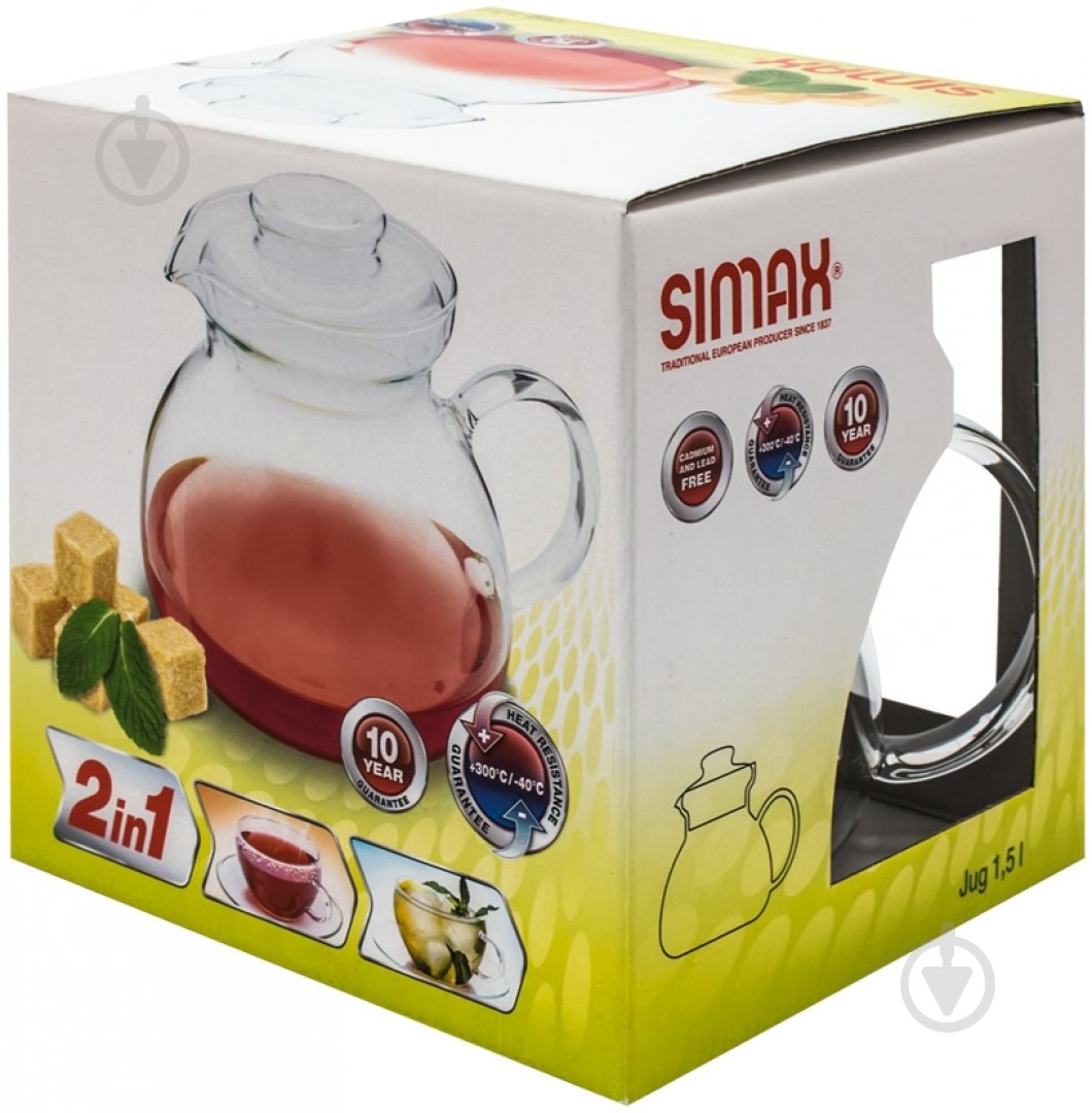 Чайник заварочный Simax Marta 1500 мл 3243 - фото 3