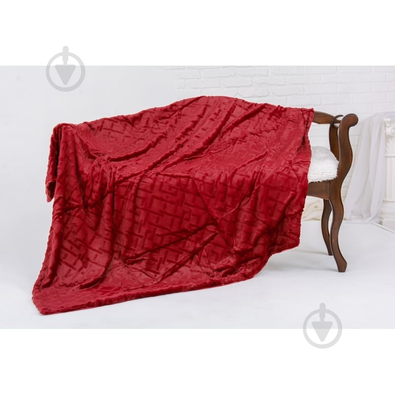 Плед №1025 Camellia 180x200 см red MirSon - фото 1