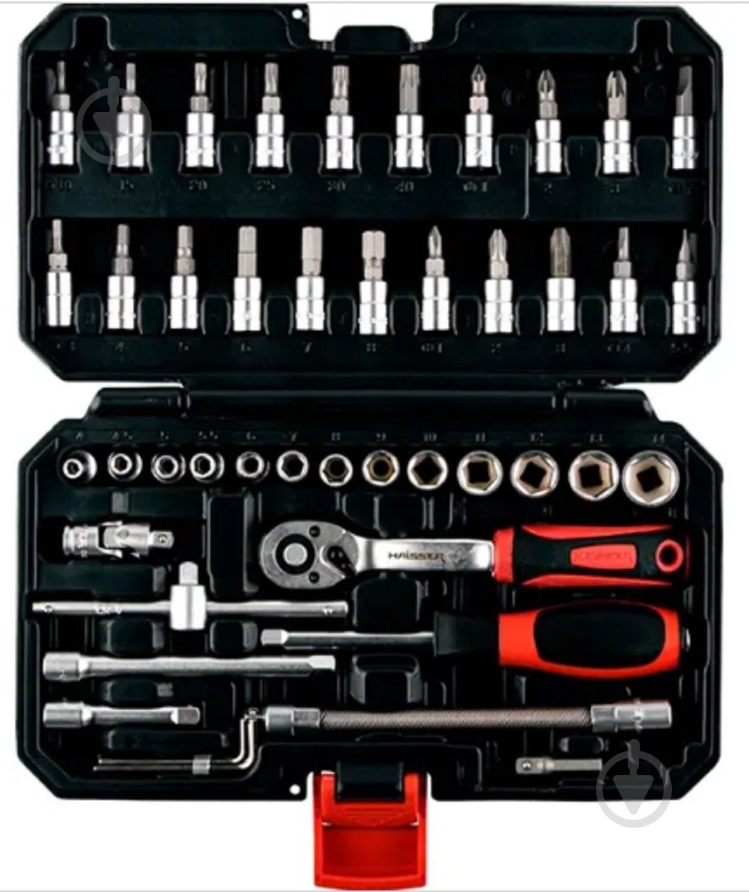ᐉ Набір головок торцевих з тріскачкою професiйний 1/4