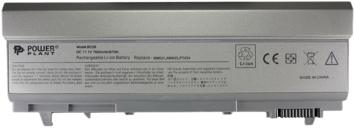 Акумулятор PowerPlant Dell Latitude E6400 (PT434, DE E6400 3SP2) 11.1 V 7800 mAh NB00000245 - фото 1