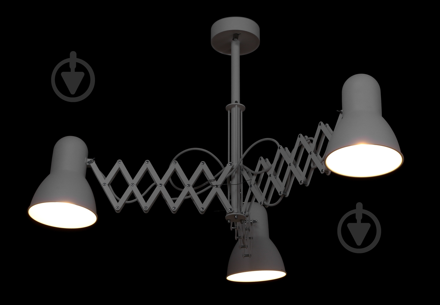 Люстра Nowodvorski 3x60 Вт E27 білий Harmony - фото 3 Люстра Nowodvorski 3x60 Вт E27 білий Harmony - фото 3