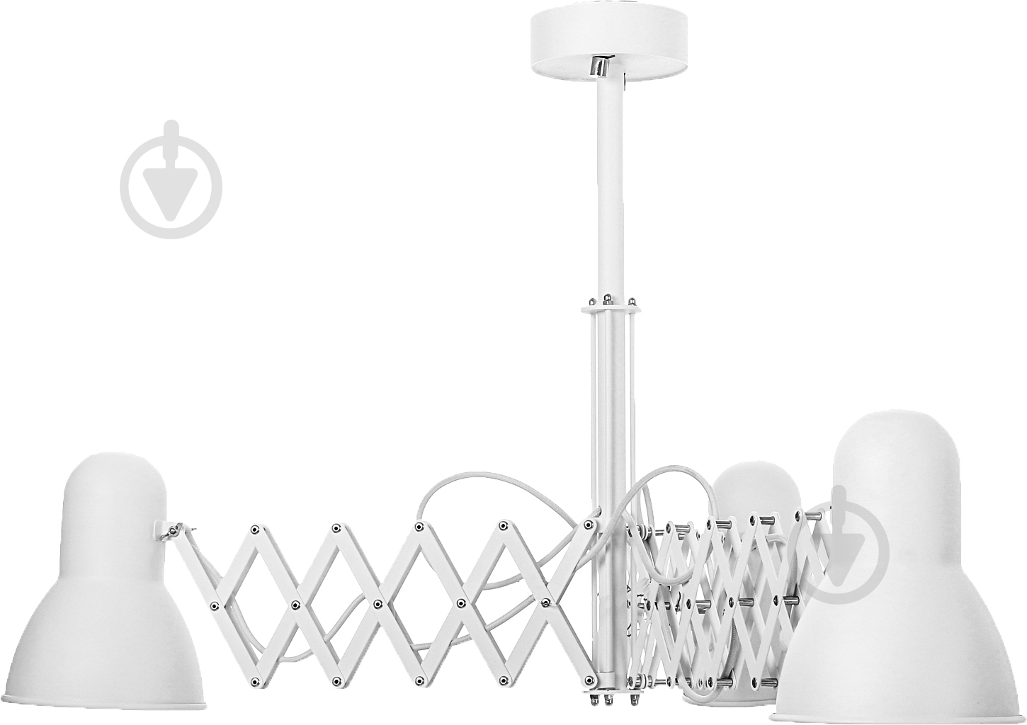 Люстра Nowodvorski 3x60 Вт E27 білий Harmony - фото 2 Люстра Nowodvorski 3x60 Вт E27 білий Harmony - фото 2