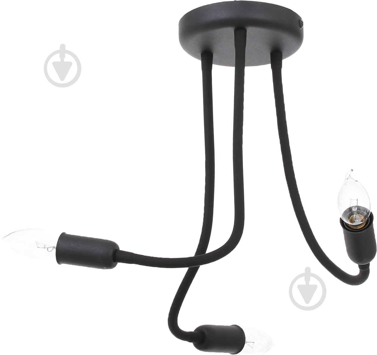 Люстра TK Lighting 2138 3x60 Вт E14 черный Flex - фото 1