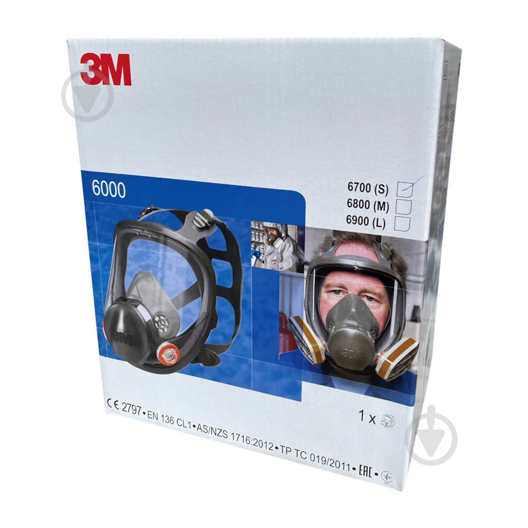 Маска 3M 6700 19558 - фото 5 Маска 3M 6700 19558 - фото 5