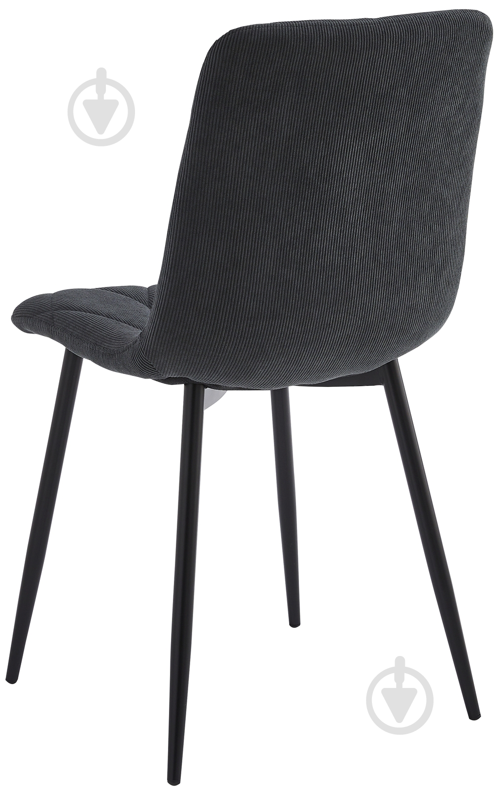 Стул Fly FS2 Velvet Grey-55 серый / черный - фото 5