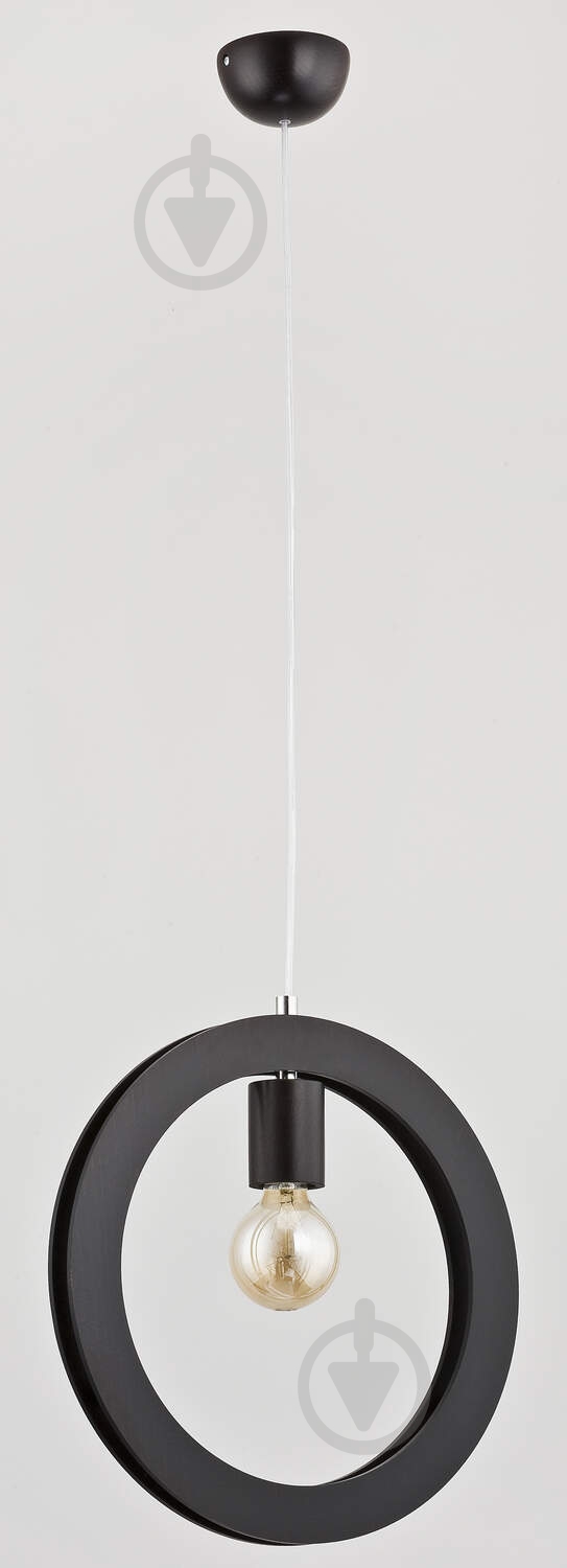 Подвес ALFA 60308 1x60 Вт E27 черный Slim - фото 1