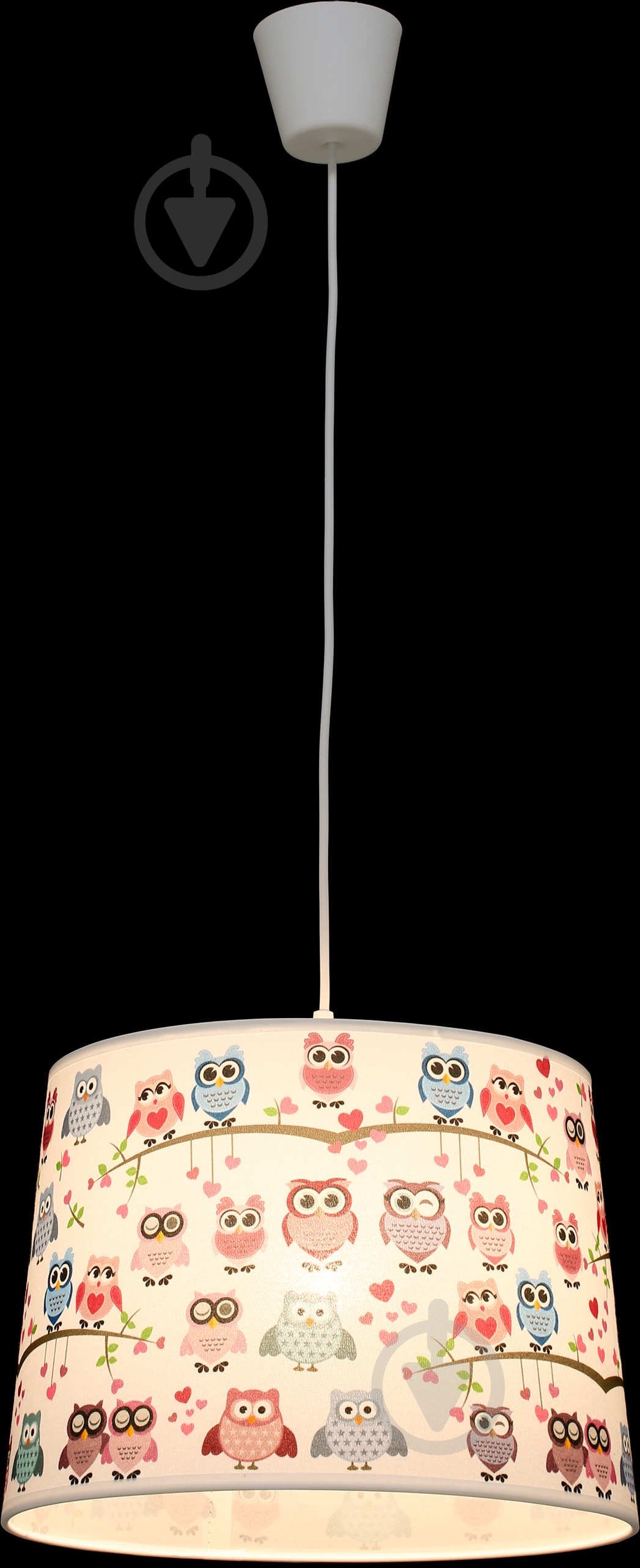 Подвес TK Lighting 1778 1x60 Вт E27 розовый с рисунком Kids - фото 3 Подвес TK Lighting 1778 1x60 Вт E27 розовый с рисунком Kids - фото 3