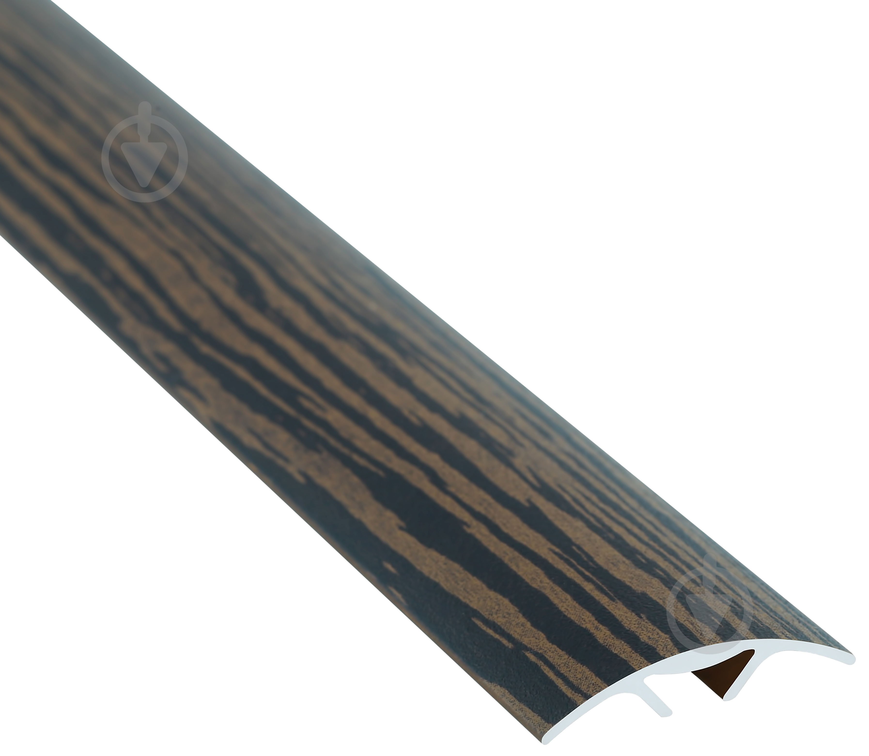 Порожек алюминиевый гладкий Braz Line 28x900 мм венге светлый BLB-5102-80-0900.09 - фото 1