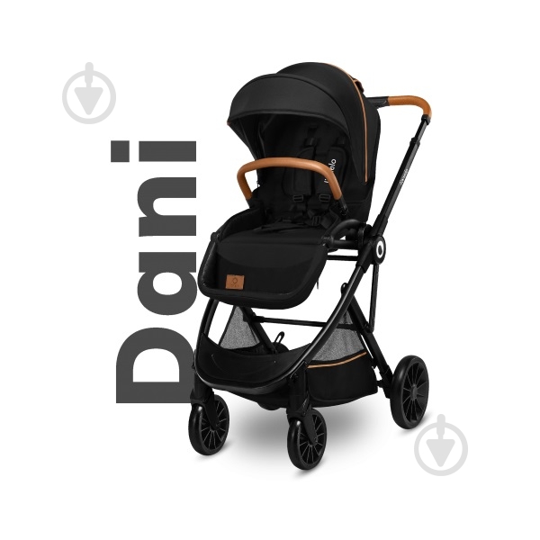 Коляска прогулочная Lionelo Dani Black Onyx - фото 5