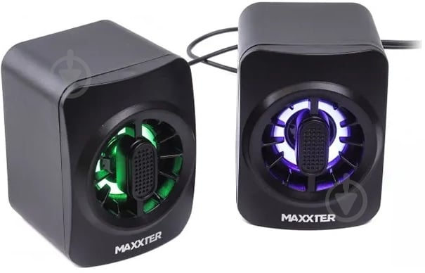 Акустика Maxxter CSP-U005RGB 2.0 black - фото 2