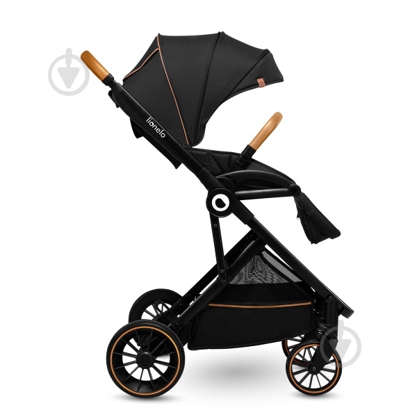 Коляска прогулочная Lionelo Riya Black Onyx - фото 4