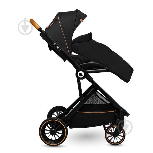 Коляска прогулочная Lionelo Riya Black Onyx - фото 1