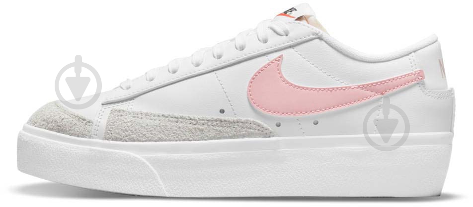 Кроссовки женские демисезонные Nike Blazer Low Platform DJ0292-103 р.41 белые - фото 1