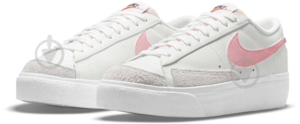 Кроссовки женские демисезонные Nike Blazer Low Platform DJ0292-103 р.41 белые - фото 5