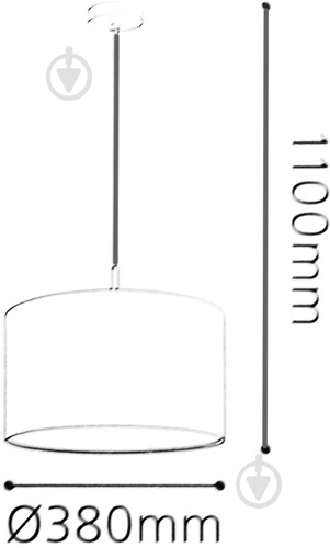 Подвес Eglo 1x60 Вт E27 серый Пастері - фото 4
