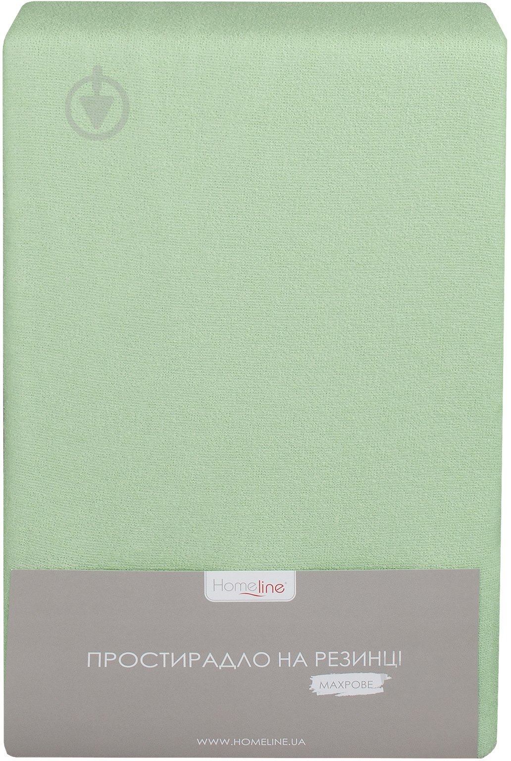 Простирадло на резинці 90x200 см салатовий Homeline - фото 1