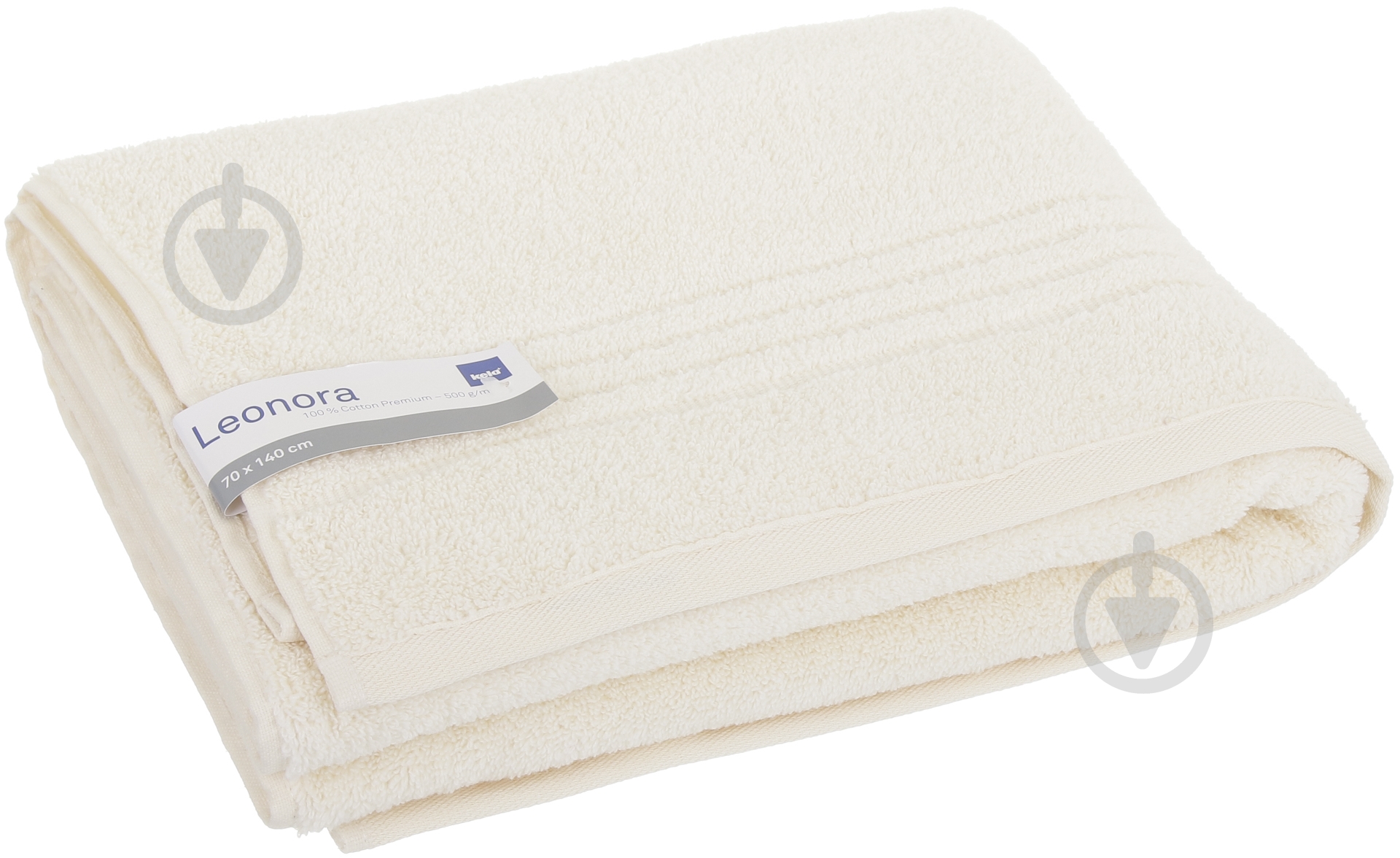 Полотенце Leonora 70x140 см ваниль Kela - фото 3 Полотенце Leonora 70x140 см ваниль Kela - фото 3