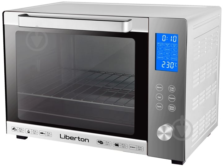 Электрическая печь Liberton LEO-601E Silver - фото 3